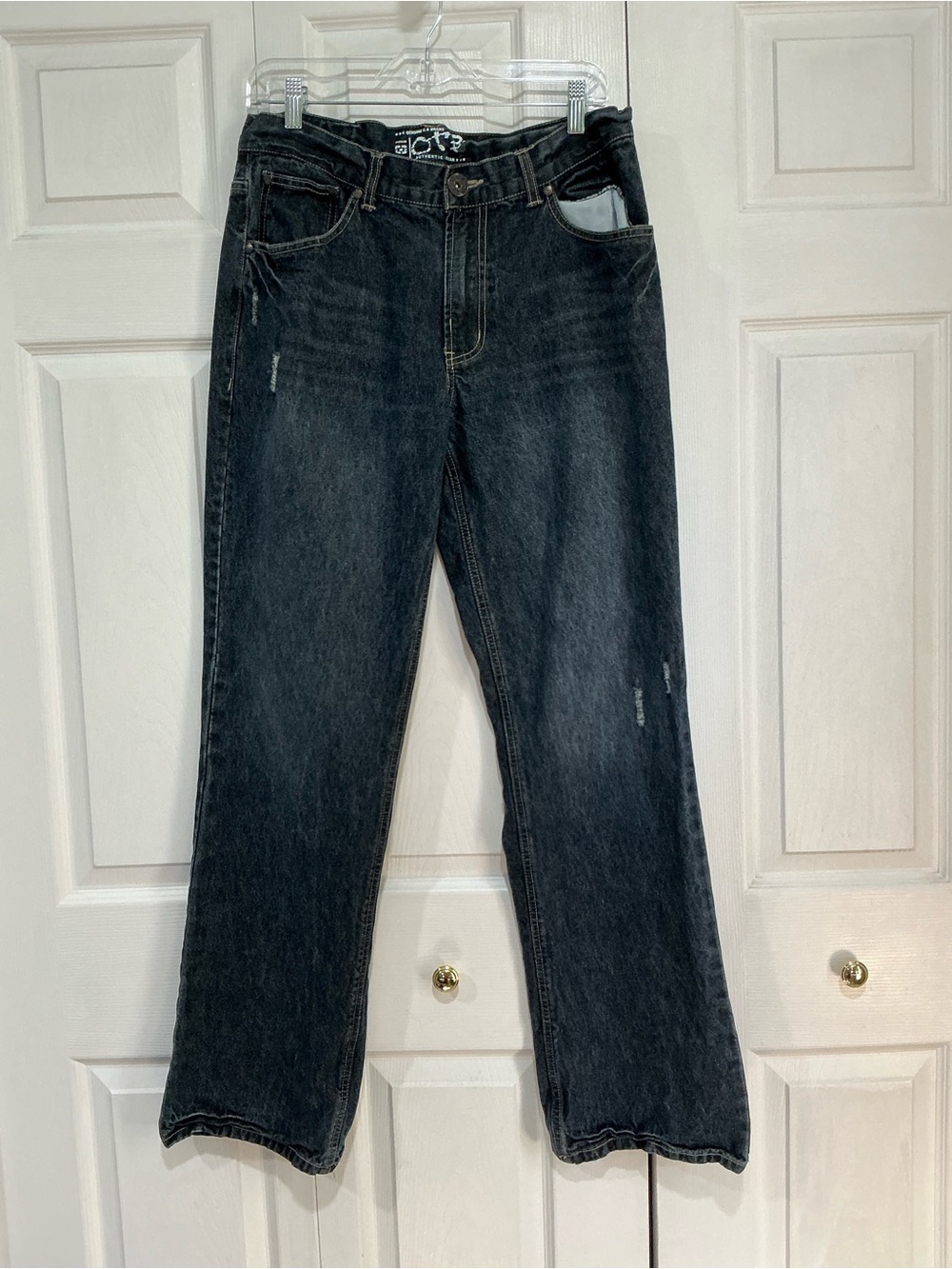 🤎 OTB One Tough Brand Men’s Straight Blue Denim Jeans - 34 x 34 (00945)